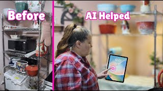 Real Life Kitchen Reset | Letting AI Help Me Make My Space Make Sense