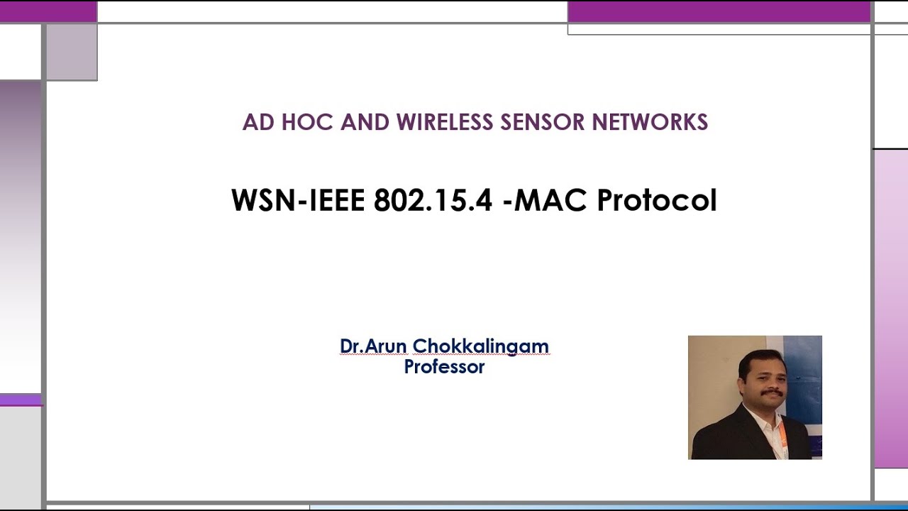 IEEE 802.15.4 in WSN -MAC Protocol- (EC8702-UNIT-3)- [Tamil]