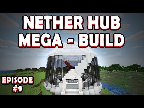 MINECRAFT MEGA BUILD: NETHER HUB COMPLETED!! - Paperhats Season 1 #9 (Minecraft 1.15.2}