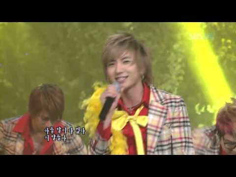 070311 Rokkuko on SBS Inkigayo KIMS