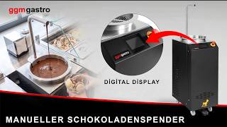 Manueller Schokoladenspender - mit Fußpedal - 11 kg - Digital