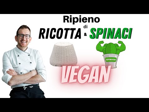 Ripieno con "Ricotta" di Mandorle e Spinaci (ricetta facile - conchiglie ripiene)
