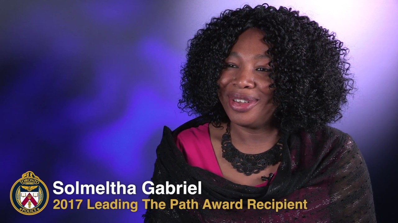 Solmeltha Gabriel was given the Leading the Path Award for her courageous journey to end an abusive relationship