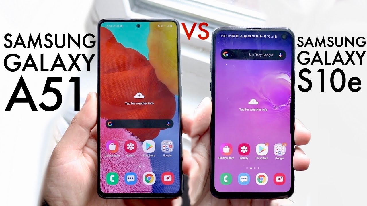 Samsung Galaxy A51 Vs Samsung Galaxy S10e! (Comparison) (Review)