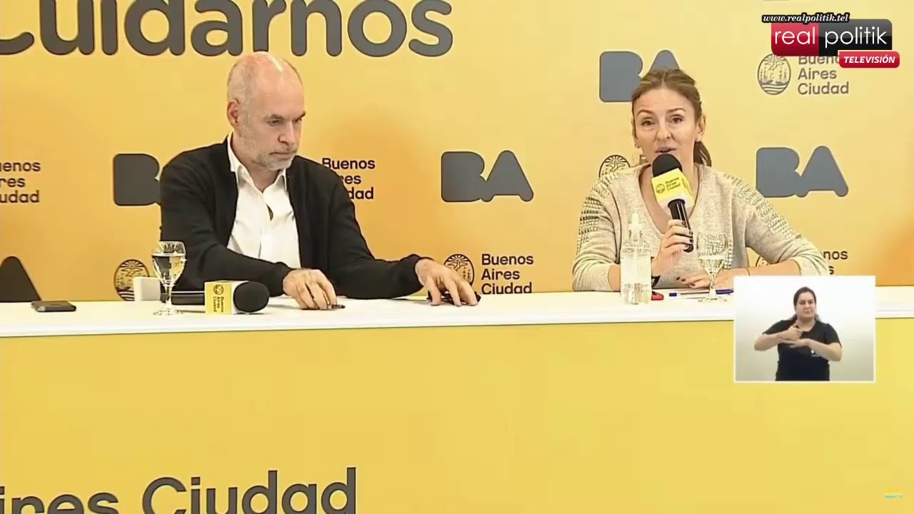 Horacio Rodríguez Larreta brinda una conferencia de prensa para informar cómo sigue el aislamiento
