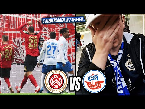 ABSOLUTE KRISENSTIMMUNG... STADIONVLOG: Wiesbaden - Hansa Rostock | Es geht bergab | Stadion Vlog