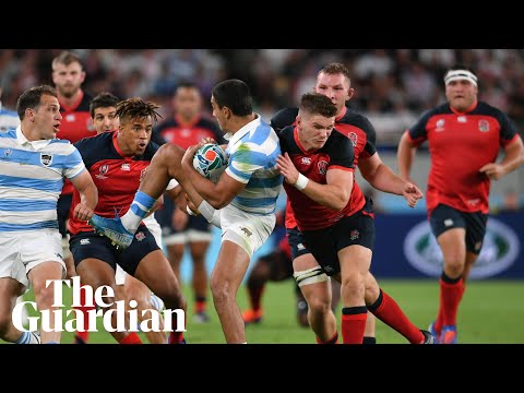 Rugby World Cup: England beat Argentina and Australia dominate Uruguay