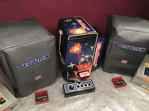 Vectrex 3/3  Stereo Upgrade , Folien , Staubschutz + Virtual Boy