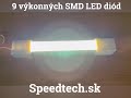LED osvetlenie interiéru 12V / 24V - univerzálne 9x SMD LED (163x28x13mm) - Video Youtube