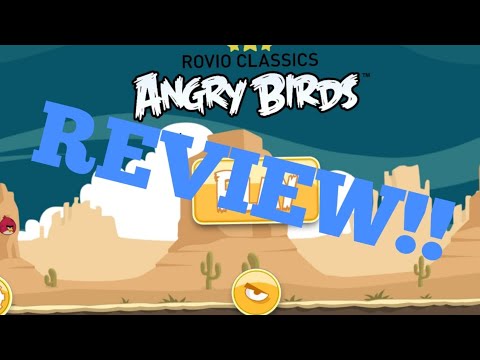Rovio classics: angry birds review 🐦