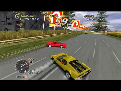 Outrun 2 SPDX - SP Route C/Yellow 512 BB (Teknoparrot)