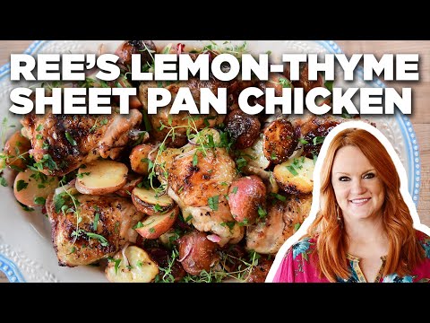 Ree Drummond's Lemon-Thyme Sheet Pan Chicken and Potatoes | The Pioneer Woman | Food Network
