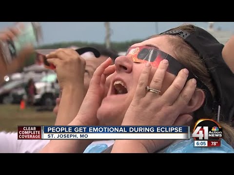 People get emotional during solar eclipse