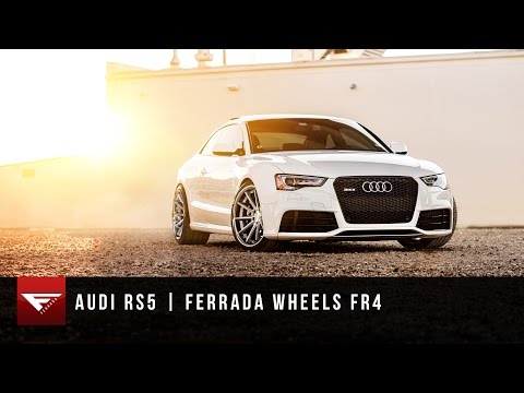 Audi RS5 | Ferrada Wheels FR4 in Machine Silver