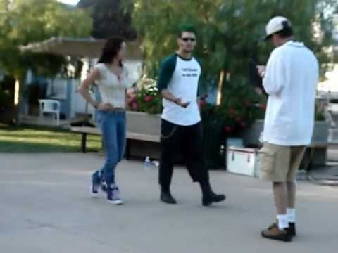 Jensen and Danneel walk-through their lines on Ten Inch Hero