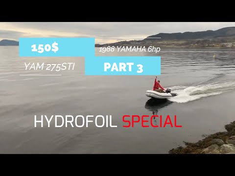 Yamaha 6hp Outboard hydrofoil or no hydrofoil? Part 3