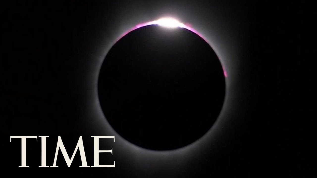 See The Moon's Shadow Sweeping Across The Earth During The Solar Eclipse In 4K | 360 Video | TIME