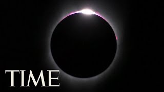 See The Moon's Shadow Sweeping Across The Earth During The Solar Eclipse In 4K | 360 Video | TIME