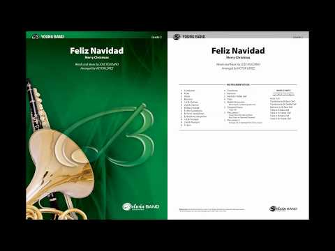 Feliz Navidad, arr. Victor López – Score & Sound