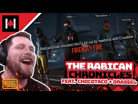 Half Lax is Born! - The Rabican Chronicles feat. chocoTaco & DrasseL - PUBG Squad Gameplay