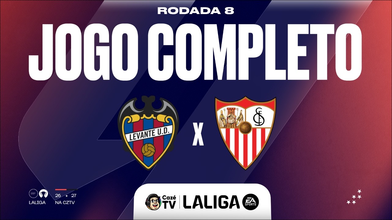 JOGO COMPLETO: LEVANTE X SEVILLA | LALIGA 26/27 | 8ª RODADA