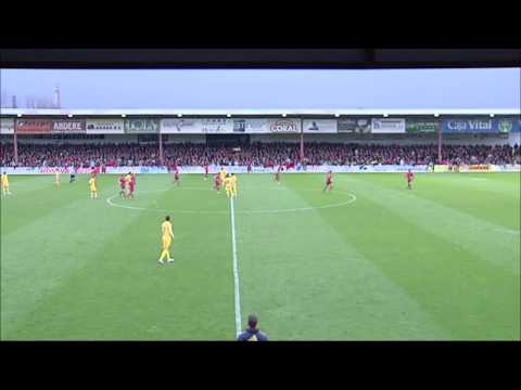 La Liga | Gol de de Mikel (1-0) en el CD Mirandés - Hércules CF | 16-12-2012 | J18