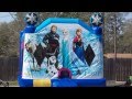 Frozen Moonwalk With Wet Or Dry Slide Sky High Party Rentals