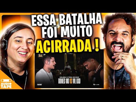 PEGOU FOGO 🔥🔥 GOMES MC X WL BXD - BATALHA DO COLISEU - COLISEU X OS FORA DO EIXO | AUDIO TAPE REACT