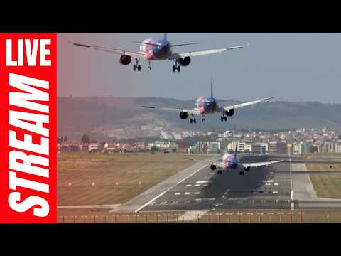 🔴 Lisbon Airport LIVE WINDY Plane Spotting