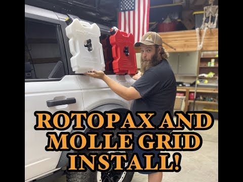 ROTOPAX and MOLLE grid install from Badass Tents on the Blanco Bronco!