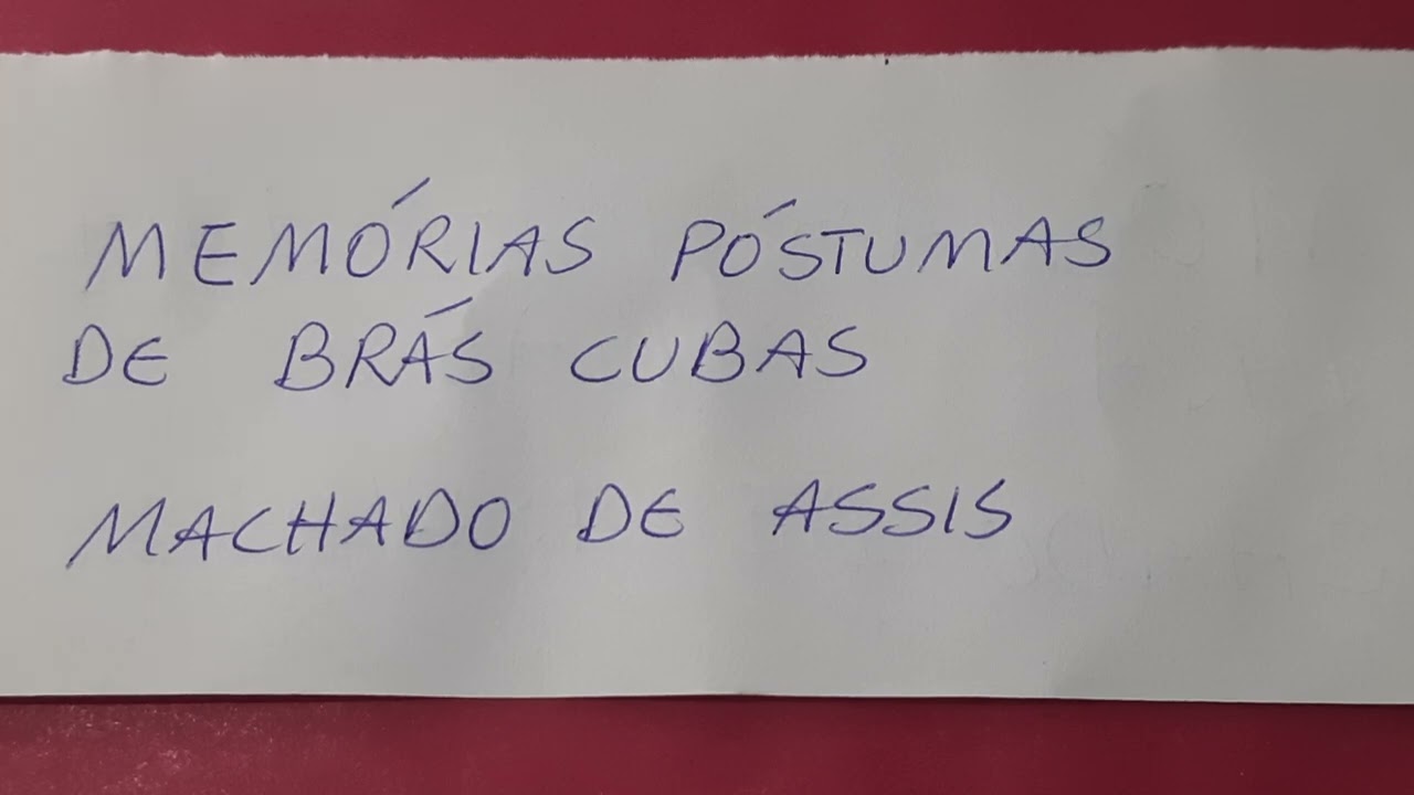 vestibular UFSC 2026 memórias póstumas de brás cubas machado de assis audiobook