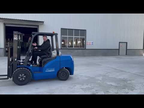 Forklift inspection in a China factory – frame used in a CCTV promo