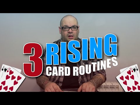 3 Kartentricks mit steigenden Karten, die du wahrscheinlich noch nie gesehen hast | Zauberei mit ...