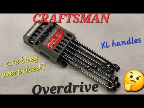 Craftsman OVERDRIVE 6 Point Metric Wrench Set 11 pc