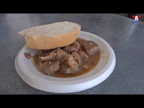 Frite extremeño en la feria San Mateo