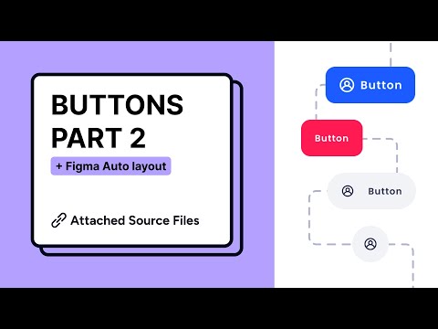 Creating Button Components in Figma Part 2: Advanced Auto Layout & Variants - A Step-by-Step Guide