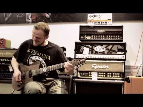 Blackat leon s7 Custom guitar 7 String test (2013)