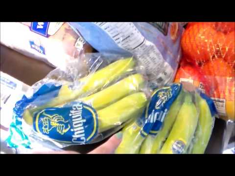 weekly grocery haul and stocking our deep freezer...