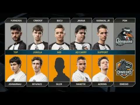 HIGHLIGHTS - DIMEGIO vs PENGUINS MAFIA - LoL Honor | Jornada 4 T.11