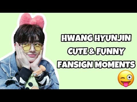 Stray Kids 'Hwang Hyunjin' | Cute & Funny Fansign Moments.
