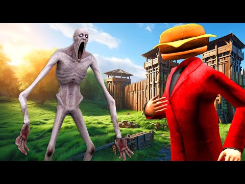 We Built a FORT to Defeat SCP-096 in Gmod! (Garry's Mod RP)