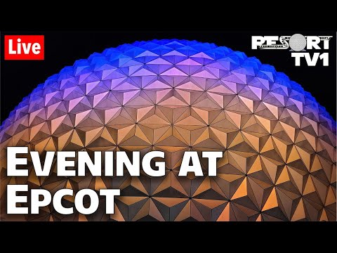 🔴Live: A Relaxing Evening at Epcot in 1080p - Walt Disney World Live Stream - 10-16-20
