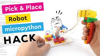 How to make a Pick and Place Robot with LEGO SPIKE Essential - complete Tutorial