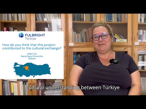 2025-2026 Fulbright Türkiye - Specialist - Ann Fox