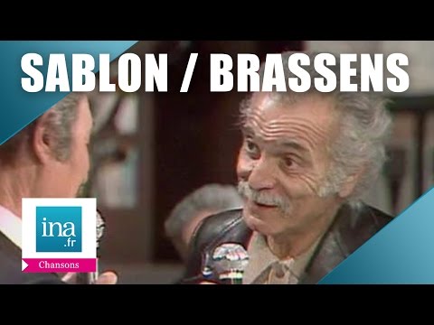 Jean Sablon et Georges Brassens "Vous qui passez sans me voir" | Archive INA