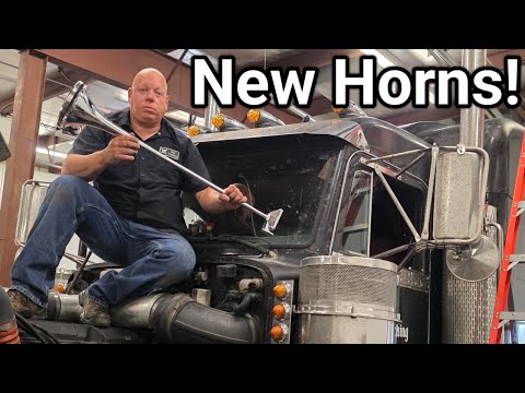 Black Dog Peterbilt Toots It's Own Horns! 379 Peterbilt Horn Replacement