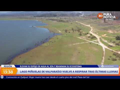 Lago Peñuelas de Valparaíso vuelve a respirar