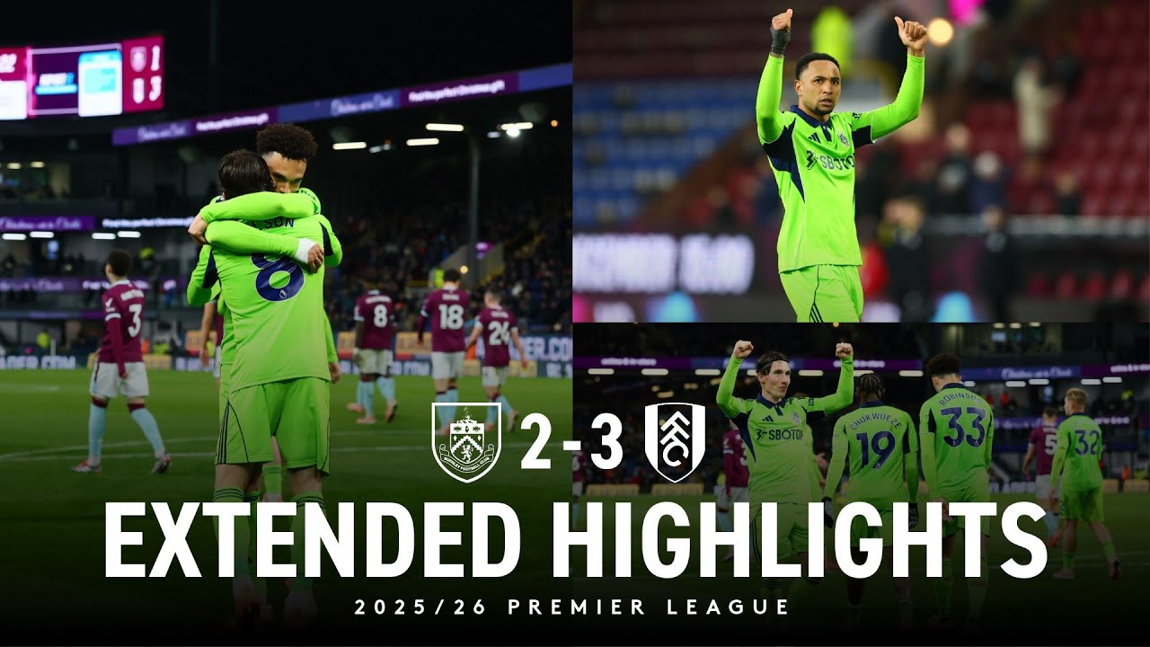Burnley vs Fulham Highlights