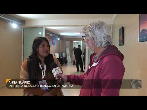 Anita Suárez, artesana de Laguna Blanca, en Catamarca