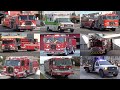 Fire Trucks Police & EMS Responding Compilation 2024 #1: December 2023 Recordings